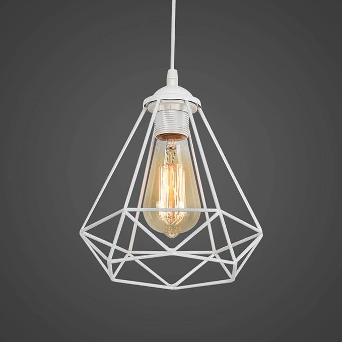 Lot of 3 Industrial Pendant Lights Retro Chandelier Ceiling Light Vintage