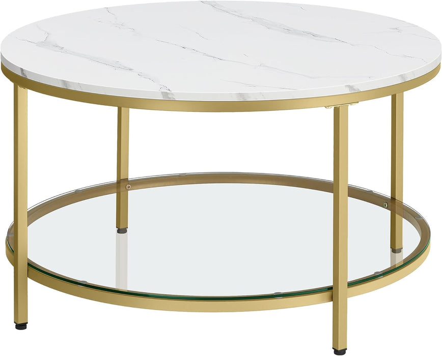 Round Coffee Table - Contemporary Style - Perfect for any Room