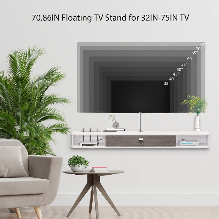 NEW !!! Design Floating TV shelf