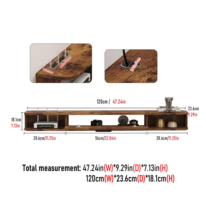 NEW !!! Design Floating TV shelf