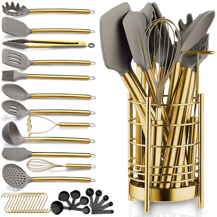 PARISIENNE 38-Piece Gold Kitchen Utensil Set