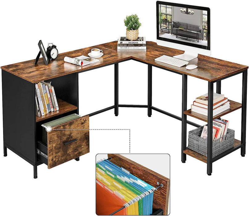 MDM L-Shaped Table, Corner Desk