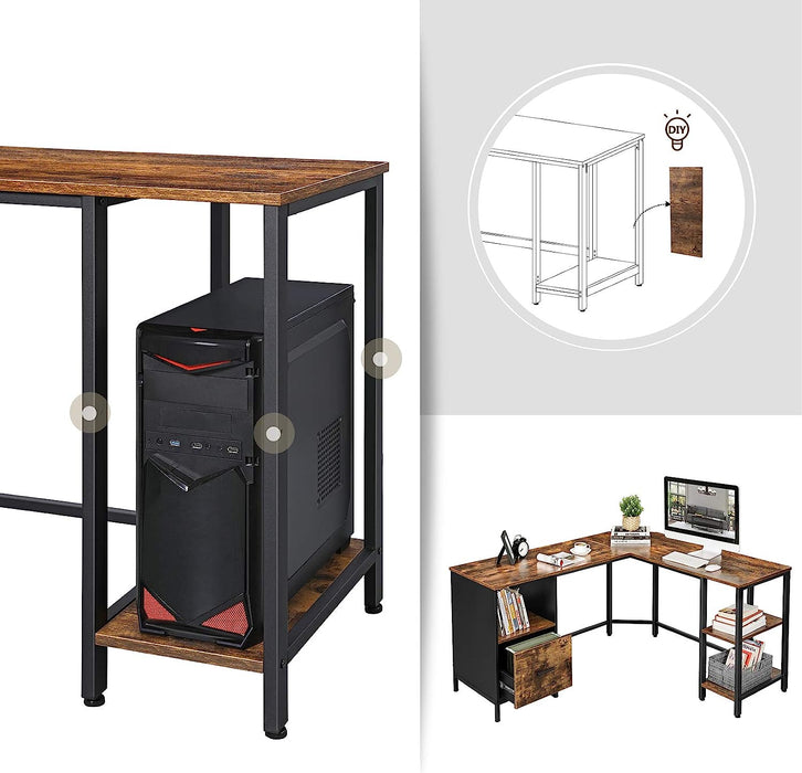 MDM L-Shaped Table, Corner Desk