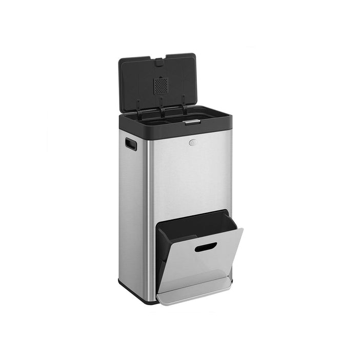 60L Recycling bin with 3 compartments