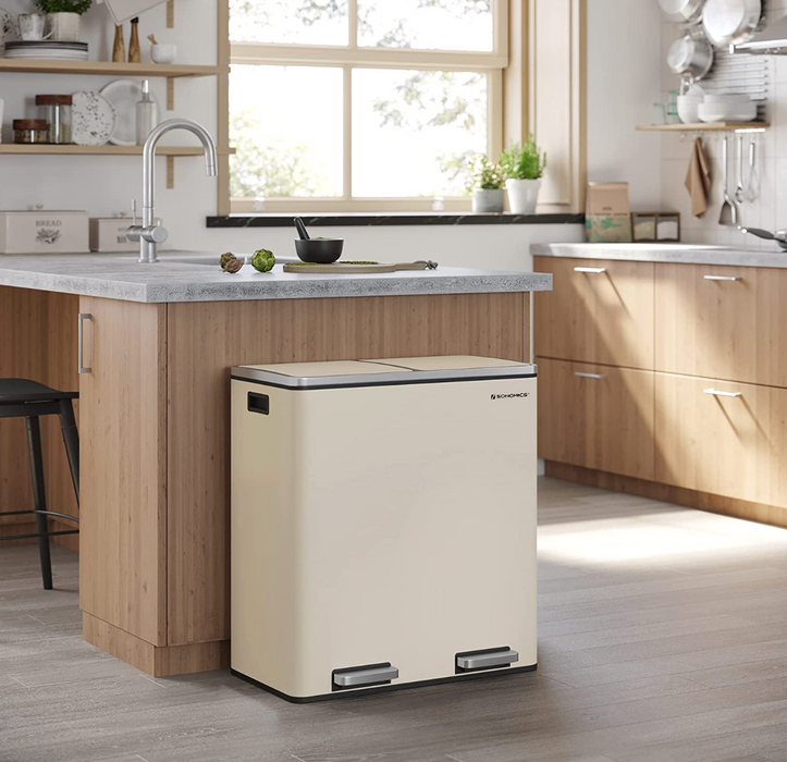 60ltr 2 compartment bin