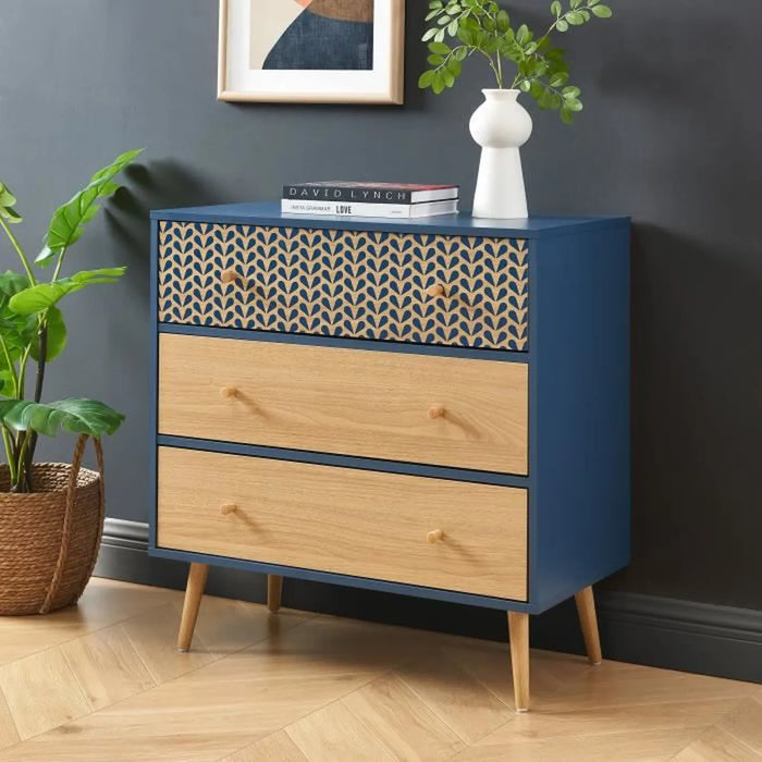 Sara Scandinavian chest of 3 drawers