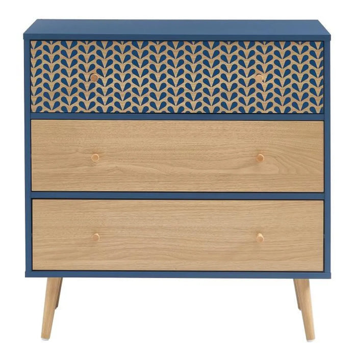 Sara Scandinavian chest of 3 drawers
