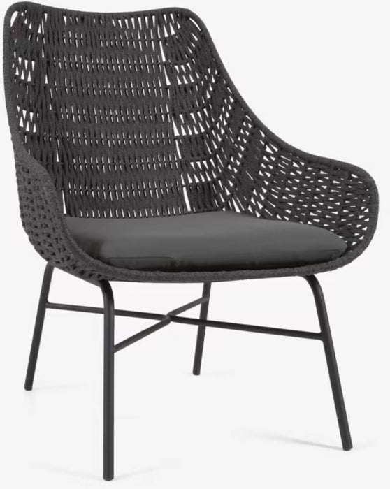 Dina 4-seater rope armchair