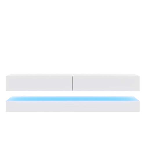 Alcatraz - Floating Effect TV Table/Hanging TV Unit with LED