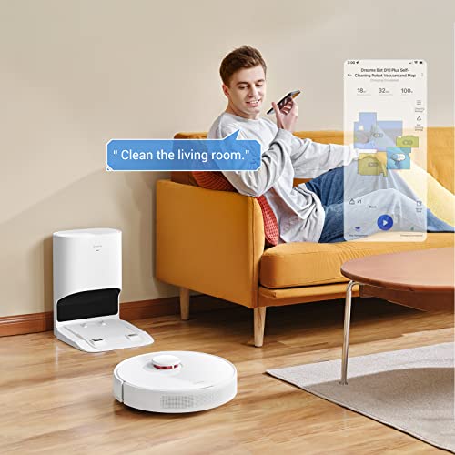 Dreame D10 Plus Robot Vacuum & Mop with Self-Emptying Base