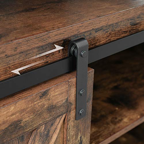 MDM TV Stand, with Sliding Barn Doors