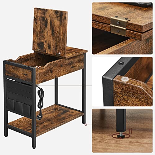 MDM Side Table with Power Outlet