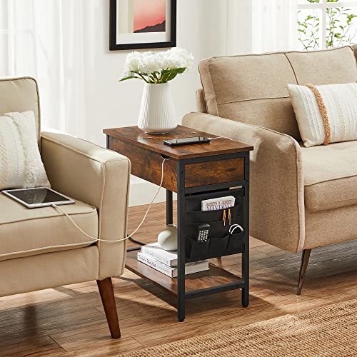 MDM Side Table with Power Outlet