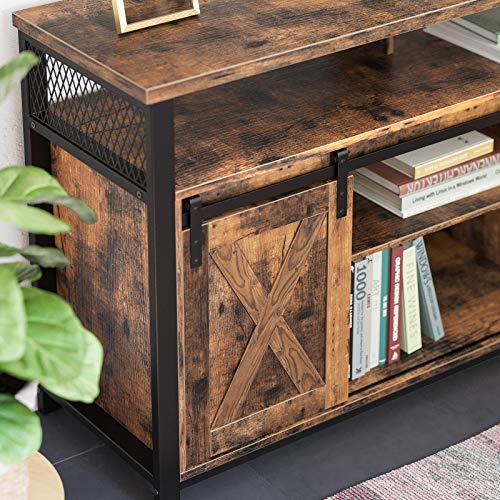 MDM TV Stand, with Sliding Barn Doors