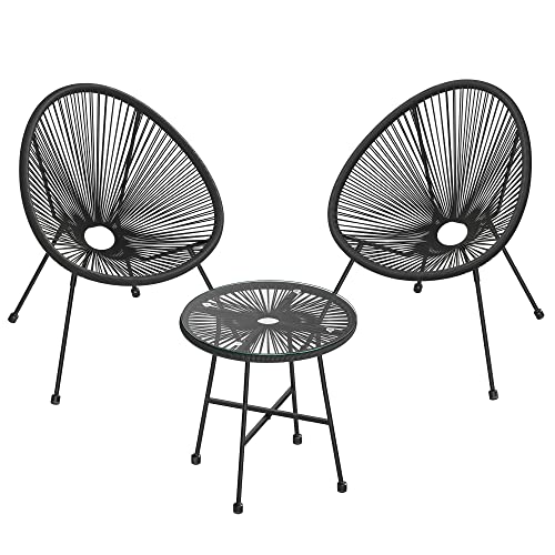 MDM Garden Furniture, Set of 3 Patio Furniture