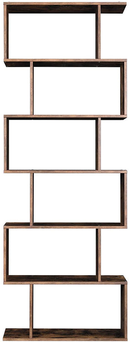 Modern Style Bookshelf  6 levels in wood