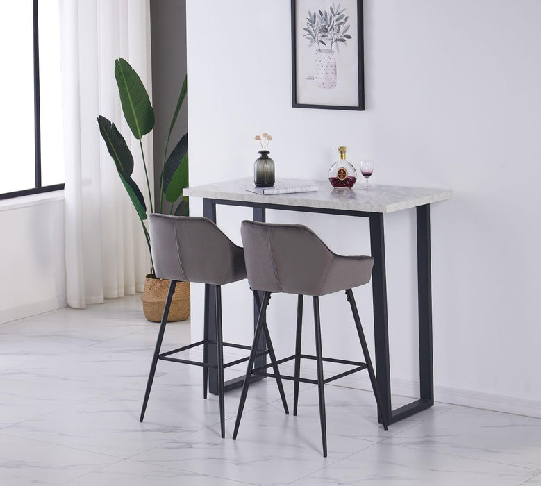 grey bar stools