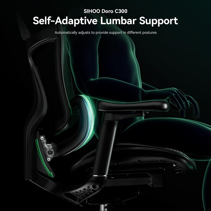 SIHOO Doro C300 Ergonomic Office Chair with Ultra Soft 3D Armrests