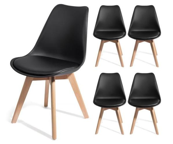 BEKKA- 4 dining chairs Scandinavian - My Discount Malta