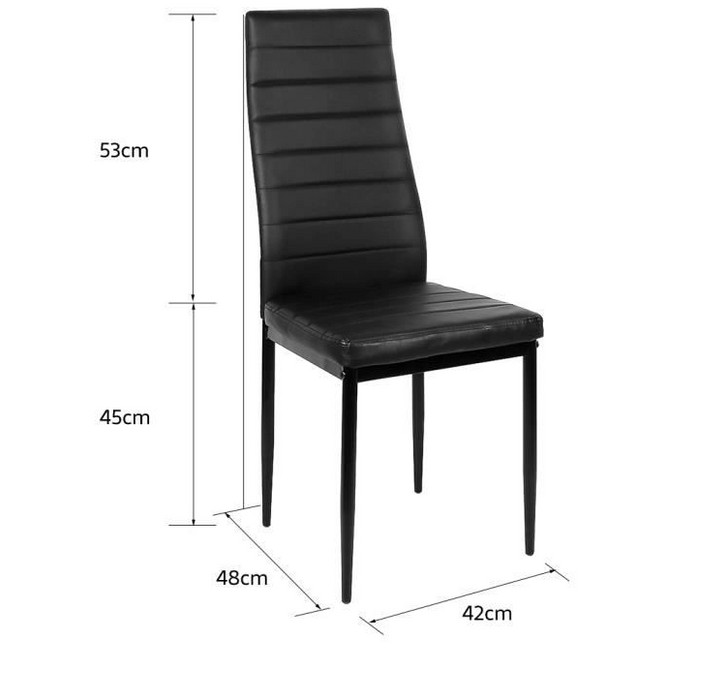 SIMON Batch of 8 dining room chairs    boutique-discount-malta.myshopify.com My Discount Malta