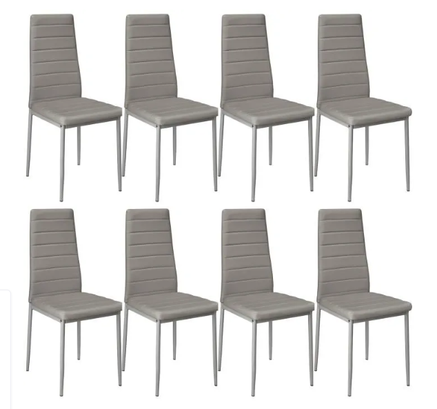 SIMON Batch of 8 dining room chairs
