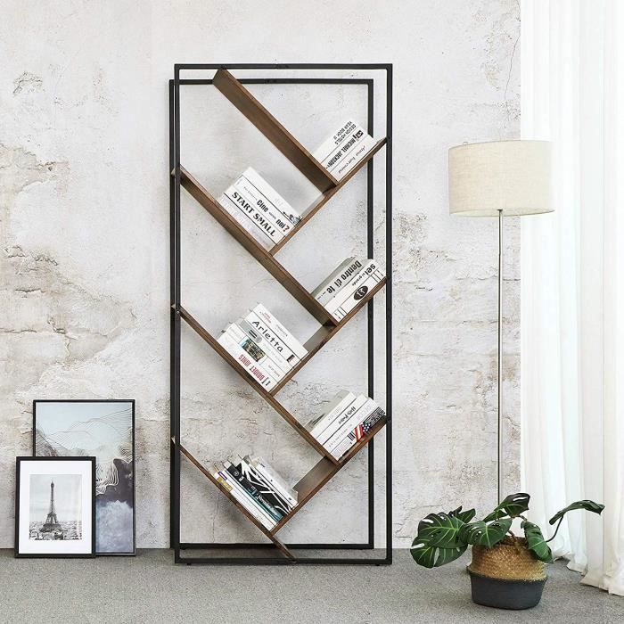 Vasagle - Industrial Style Bookcase   Bookshelf boutique-discount-malta.myshopify.com My Discount Malta