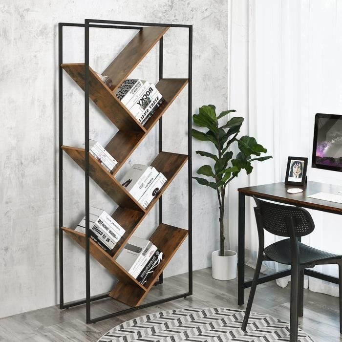 Vasagle - Industrial Style Bookcase   Bookshelf boutique-discount-malta.myshopify.com My Discount Malta