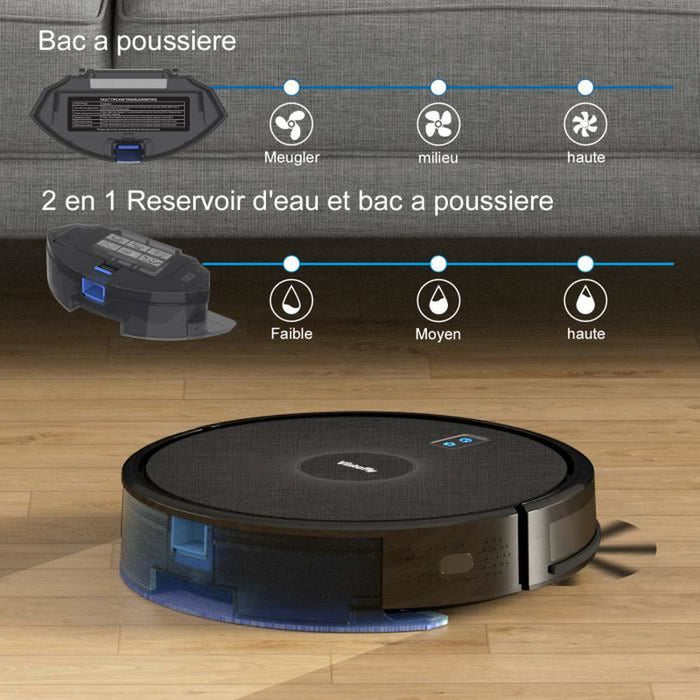 Vistefly M303 Robot Vacuum Cleaner Wet n Dry