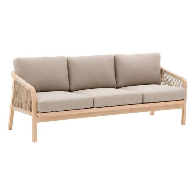 PAPEETE 5-Seater Outdoor Garden Lounge Set with Acacia Coffee Table