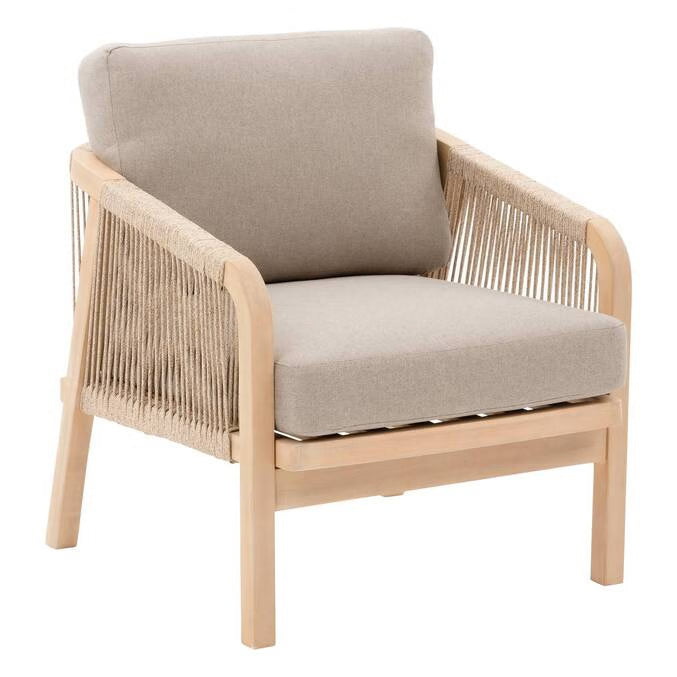 PAPEETE 5-Seater Outdoor Garden Lounge Set with Acacia Coffee Table