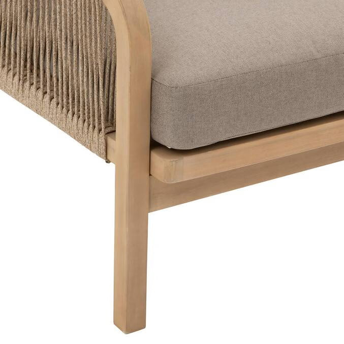 PAPEETE 5-Seater Outdoor Garden Lounge Set with Acacia Coffee Table