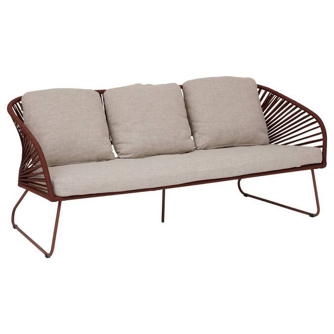 BILATO 5-Seater Outdoor Garden Lounge Set with Nesting Coffee Tables
