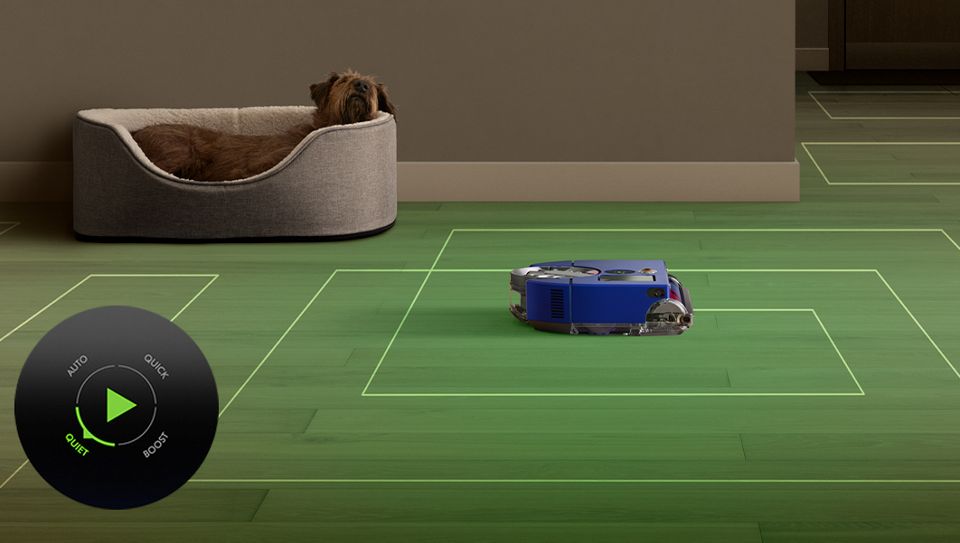 NEW !!! Dyson 360 Vis Nav™ robot vacuum (blue/nickel)