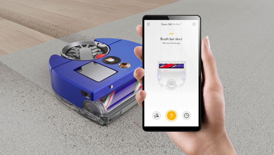 NEW !!! Dyson 360 Vis Nav™ robot vacuum (blue/nickel)