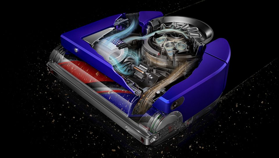 NEW !!! Dyson 360 Vis Nav™ robot vacuum (blue/nickel)