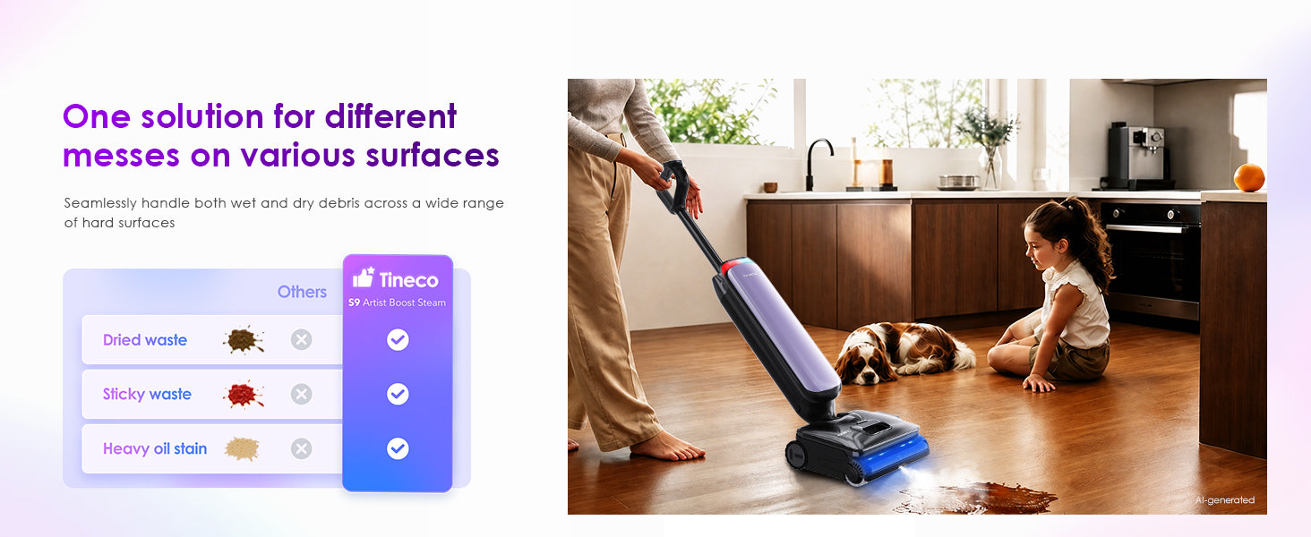Tineco FLOOR ONE S9 Artist Boost Steam