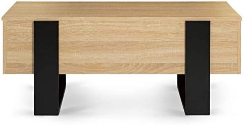 Anchor Coffee Table - Wood and Black Lift Top Coffee Table