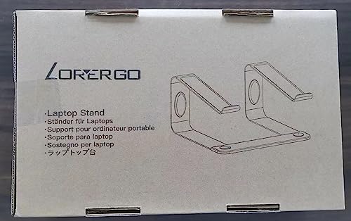 Laptop Stand Ergonomic Desk Riser, Compatible with Most 10-15.6 Inch Laptops