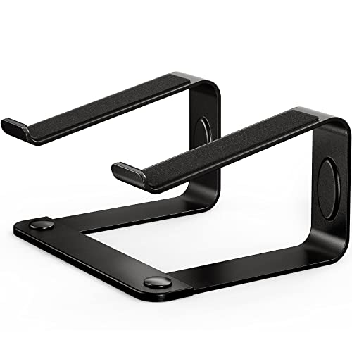 Laptop Stand Ergonomic Desk Riser, Compatible with Most 10-15.6 Inch Laptops