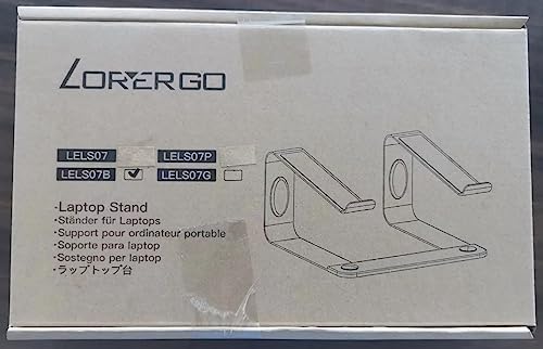 Laptop Stand Ergonomic Desk Riser, Compatible with Most 10-15.6 Inch Laptops