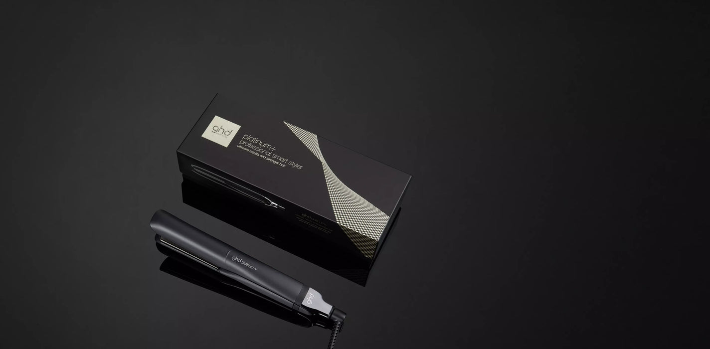 GHD Platinum+ Smart Hair Straightener Black – 26mm Plates Professional Styler