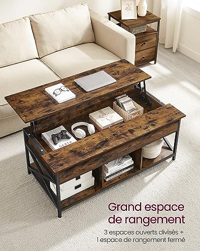 Coffee Table, Living Room Table with Lift Top
