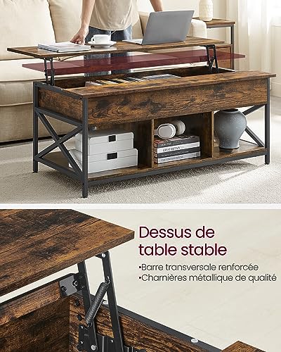 Coffee Table, Living Room Table with Lift Top