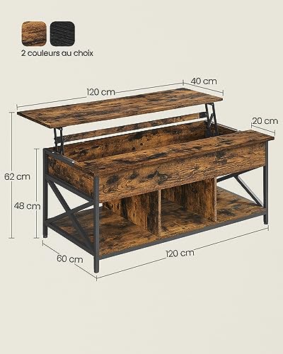 Coffee Table, Living Room Table with Lift Top