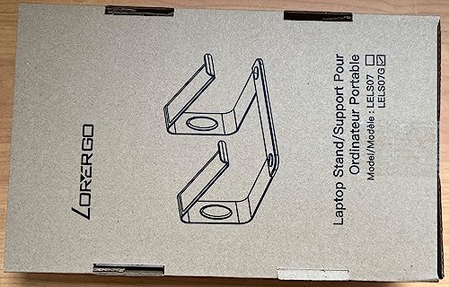 Laptop Stand Ergonomic Desk Riser, Compatible with Most 10-15.6 Inch Laptops