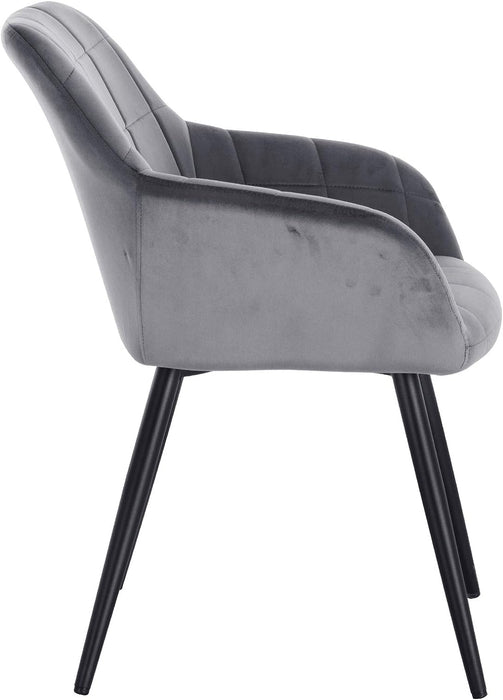 MDM Dining Chair Velvet Upholstered Kitchen Chair