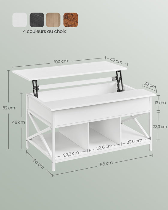 Coffee Table, Living Room Table with Lift Top