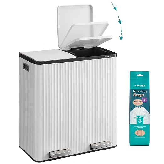 ♻️ 60L Double Recycle Pedal Bin Patia – Dual Compartment