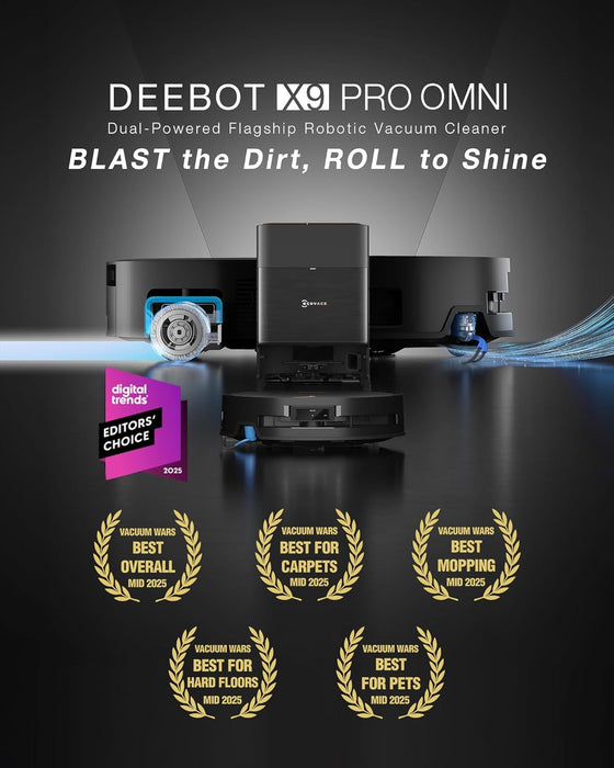 ECOVACS DEEBOT X9 PRO OMNI Robot Vacuum & Mop