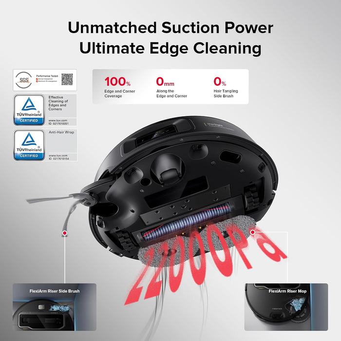 NEW !!! Roborock Saros Z70 Robot Vacuum 22000Pa with OmniGrip Arm, AdaptiLift Chassis, StarSight 2.0 Navigation & Multifunctional Dock